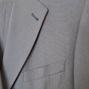 Joseph Abboud Blue-Grey 100% Wool Suit, Saks Fifth Avenue
